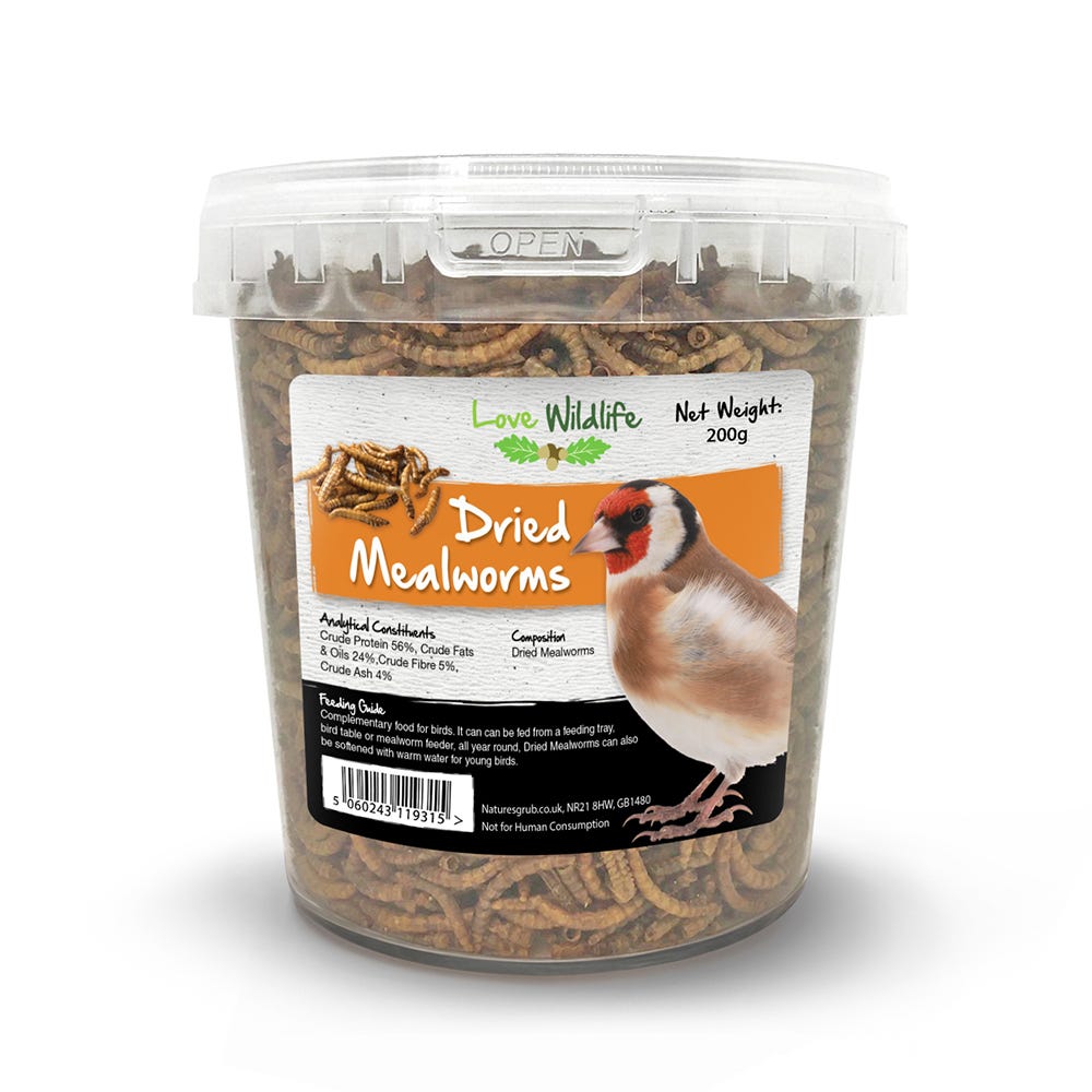 Natures Grub Dried Mealworms  image 1